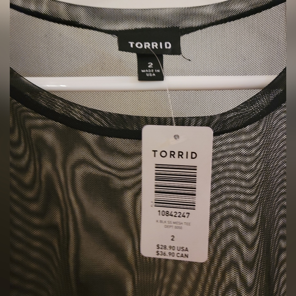 Torrid see-through Tee - Picture 2 of 4